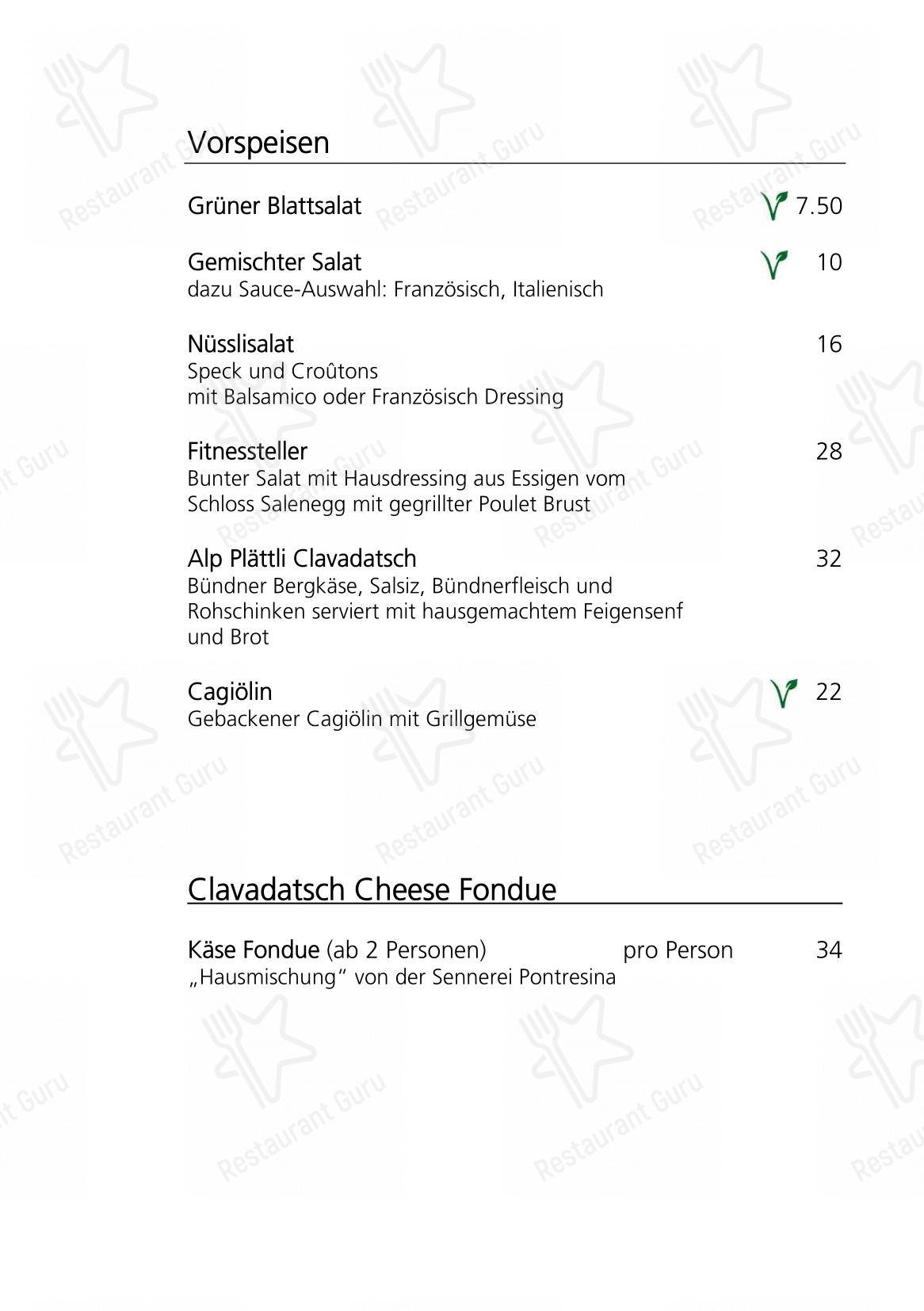 Menu di Restaurant Acla - 菜单