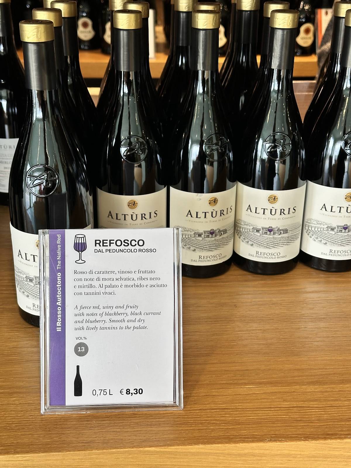 Menu di Agriturismo Wine&Beer Alturis 