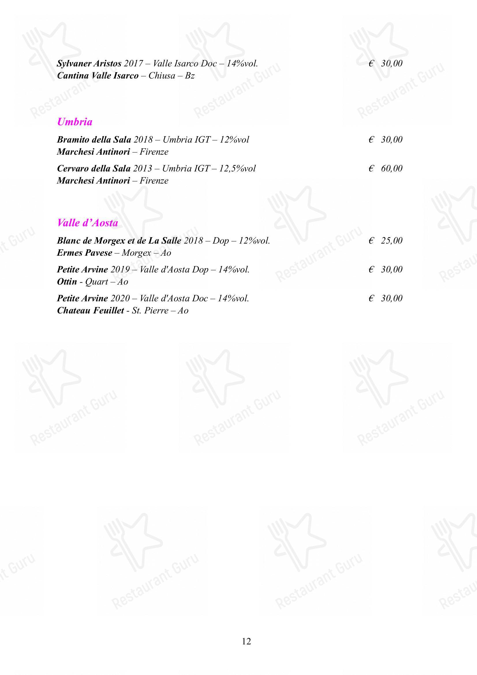 Albergo Ristorante Alle Codole in Canale d'Agordo - Menu