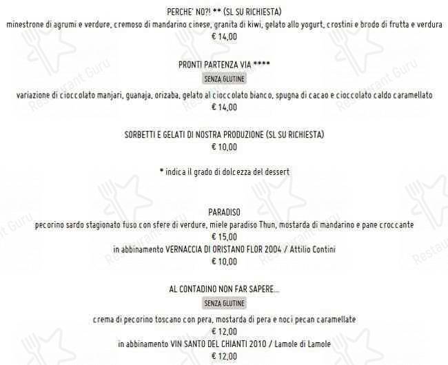 Menu di Fish & Wine 