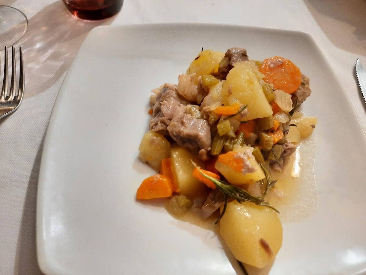 Menu di Armando e il Conte Hostaria dal 1738 