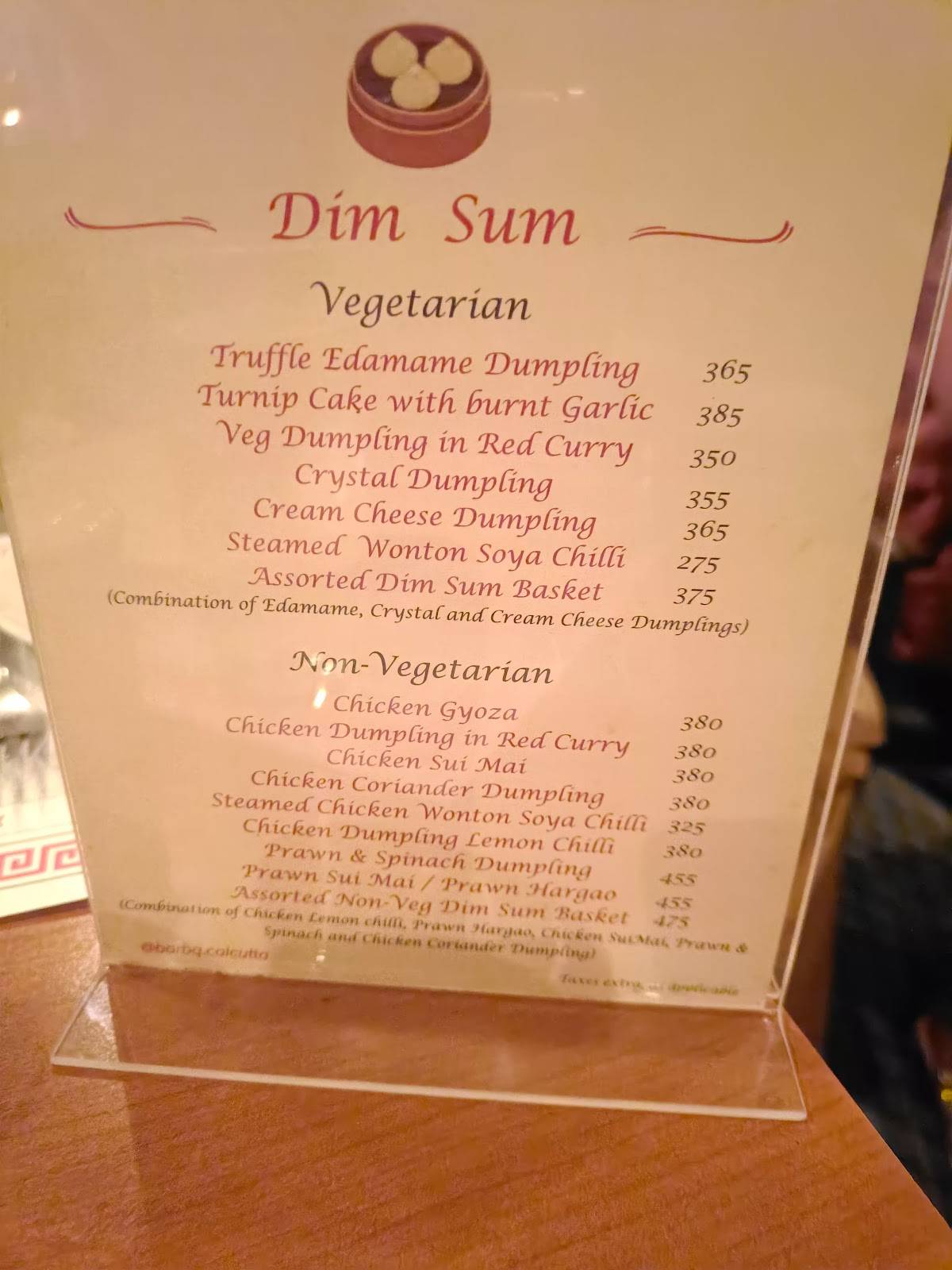 BAR-B-Q RESTAURANT menu