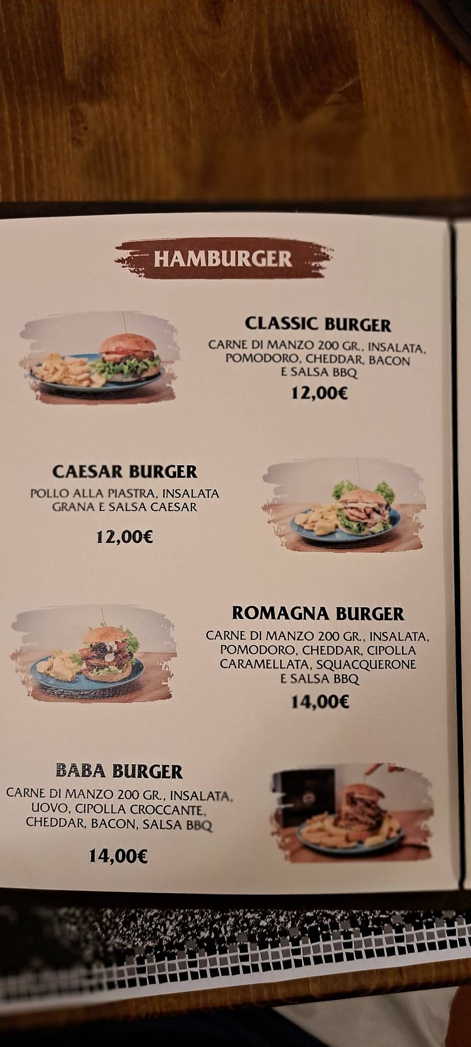 Menu di BaBaleus 