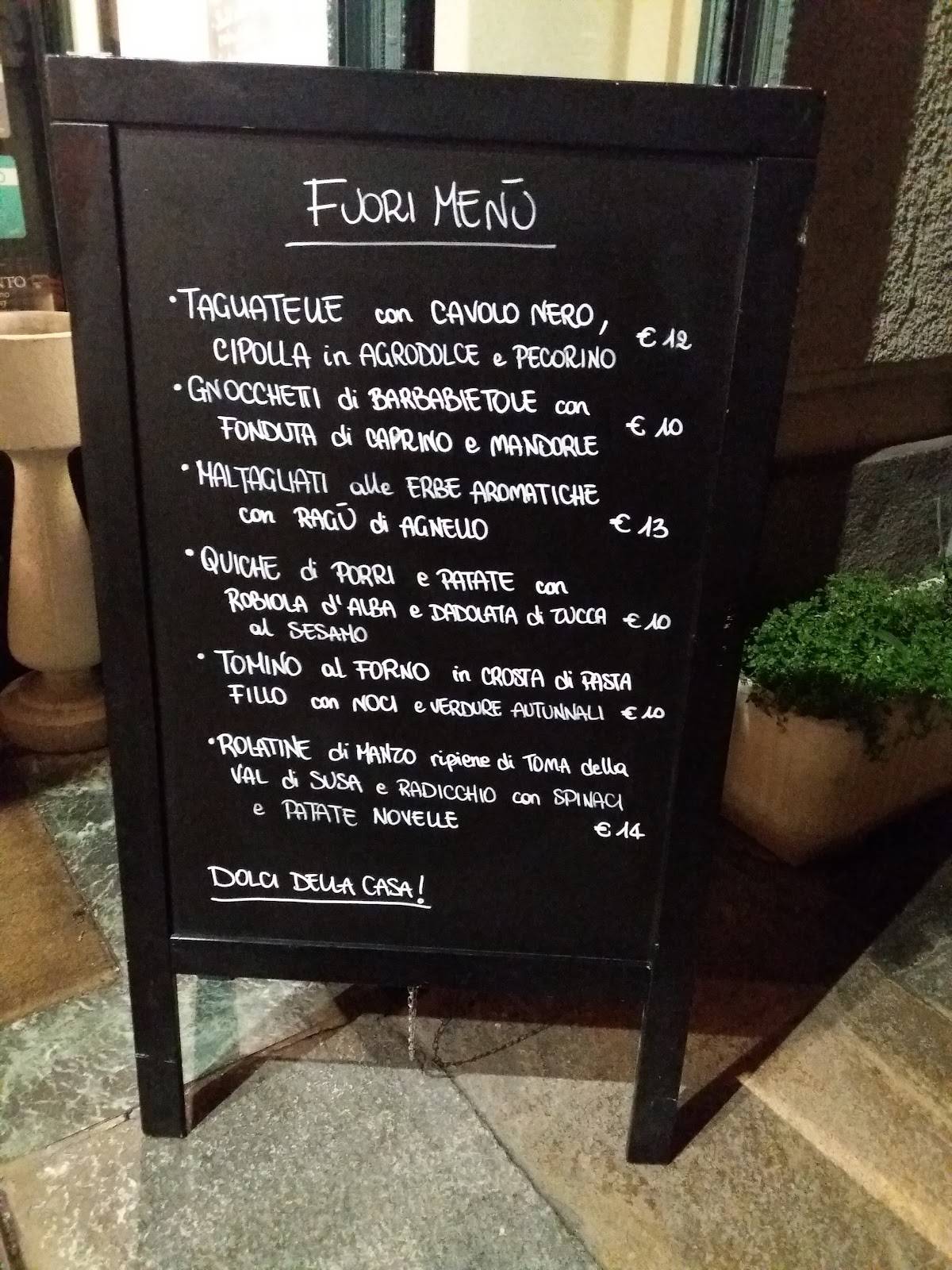 Menu di Ballatoio - Bistrot di Ringhiera 