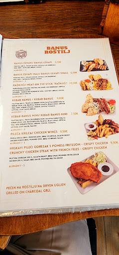 Menu di Banus Grill 