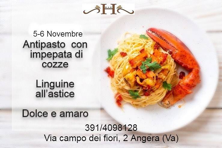 Menu di BarH - pizza & grill 