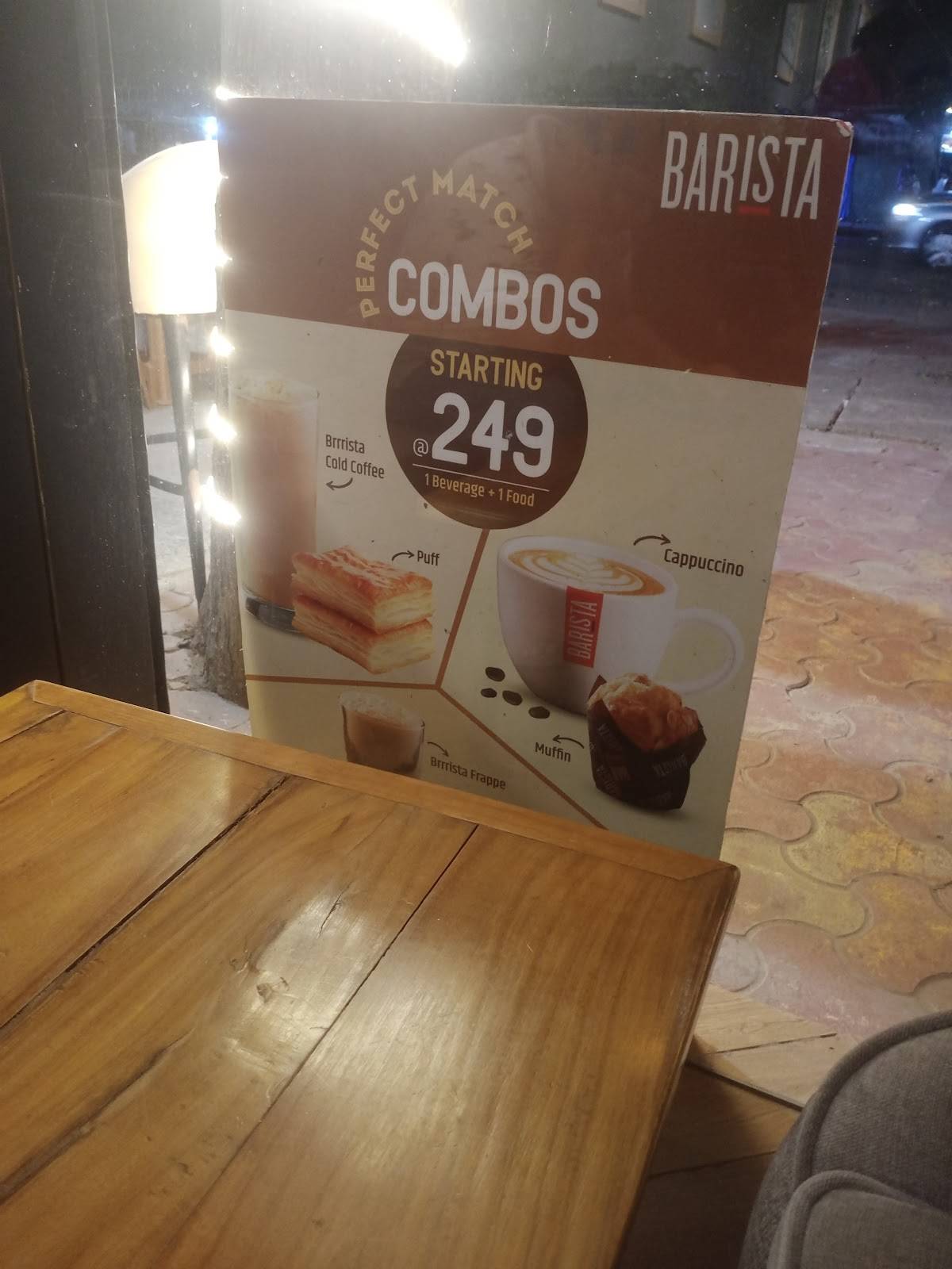 Barista menu