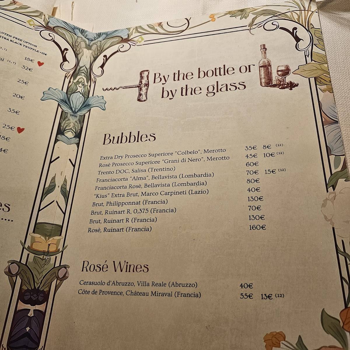 Menu di A Casa Tua 