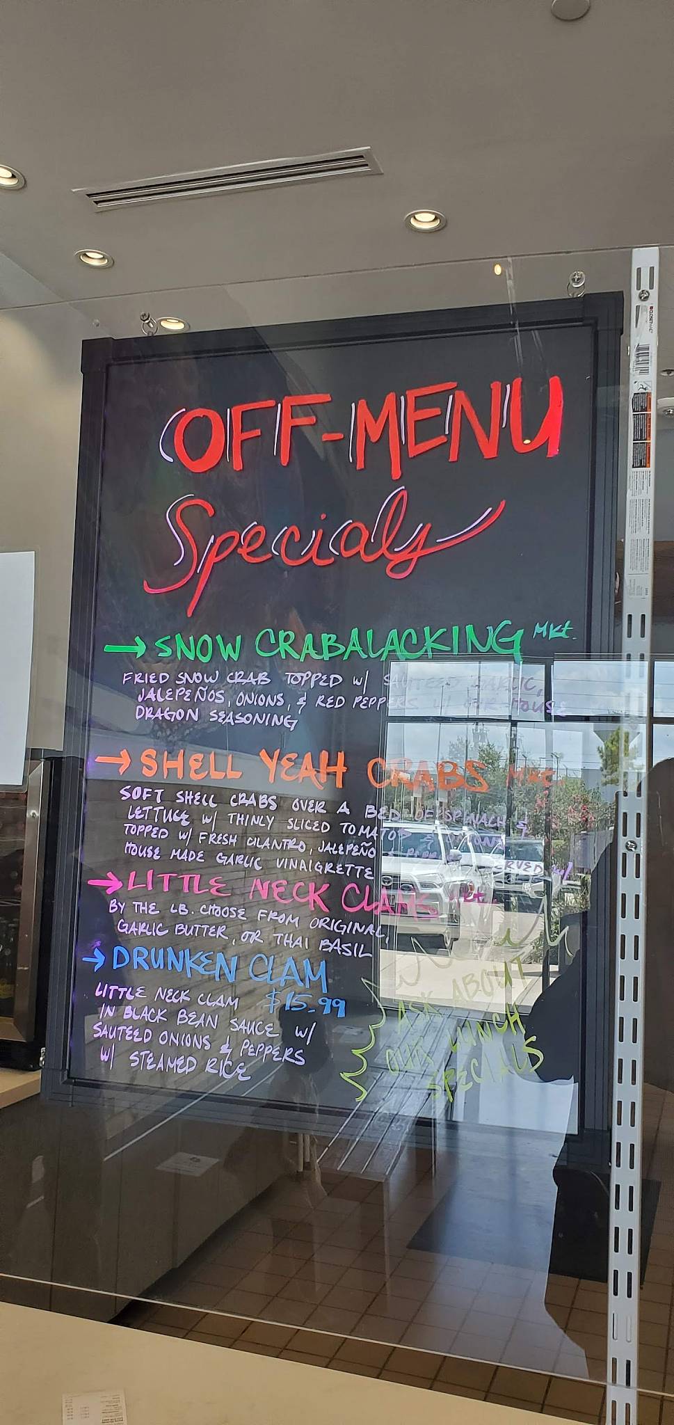 Menu at Boiling Dragon restaurant, Pearland