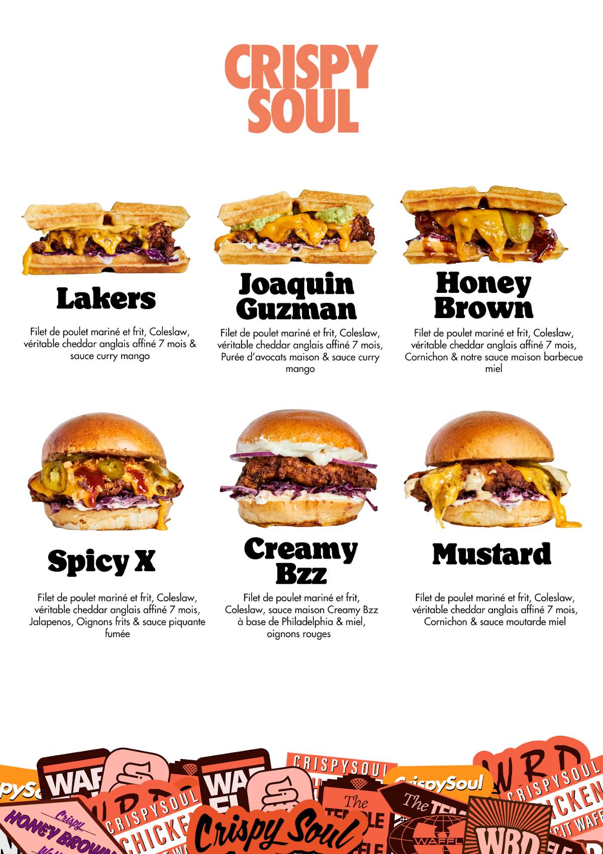 Menu de CRISPY SOUL Paris 9