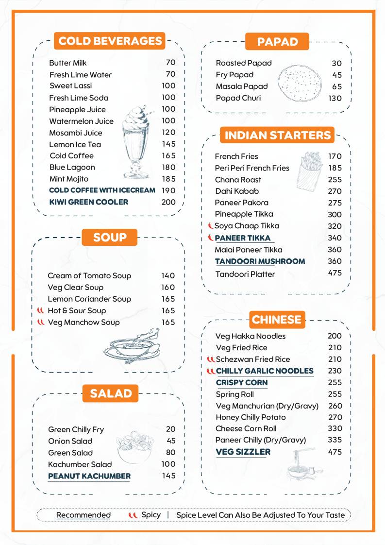 Café Joyo menu