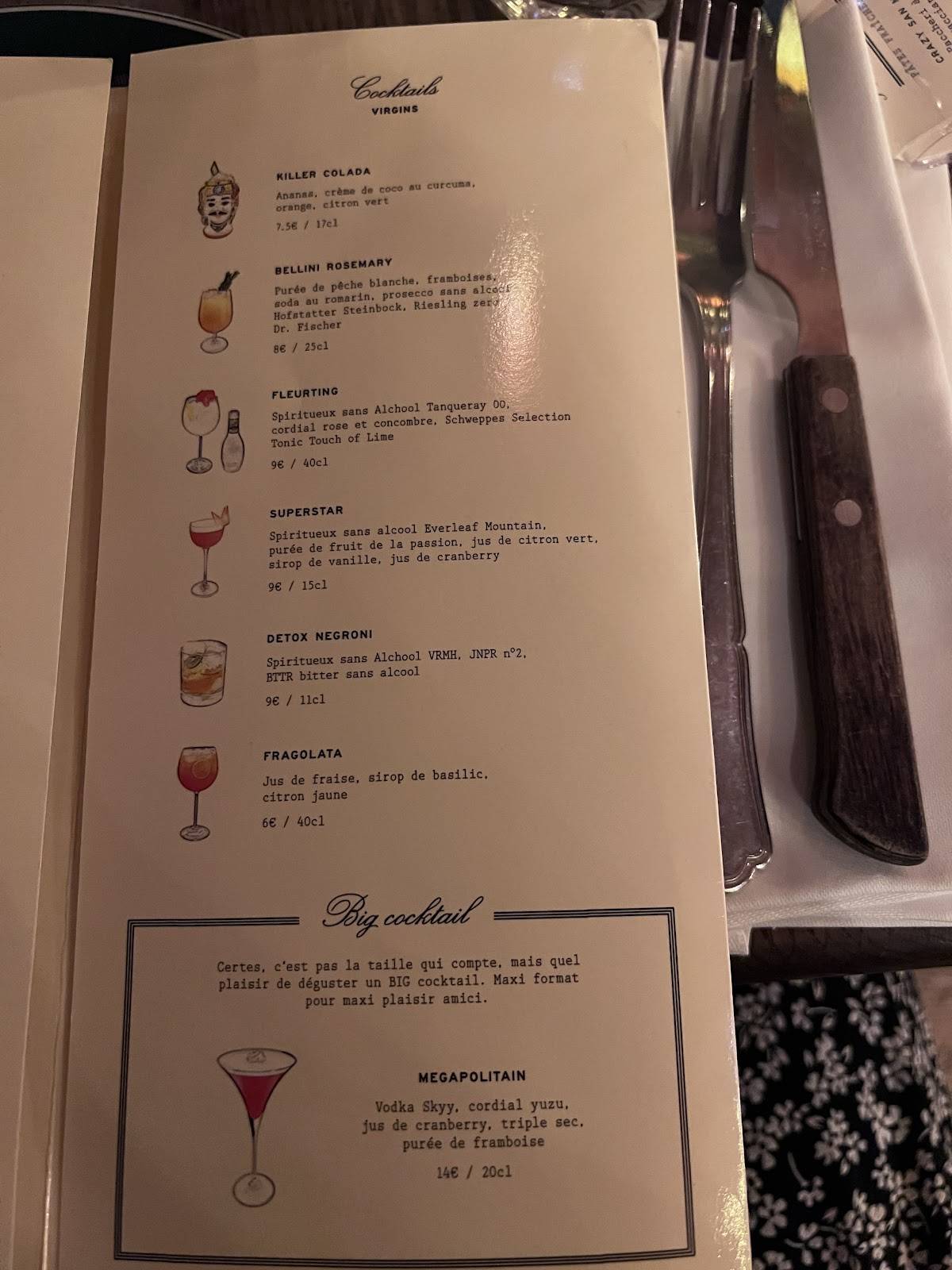 Menu de Carmelo