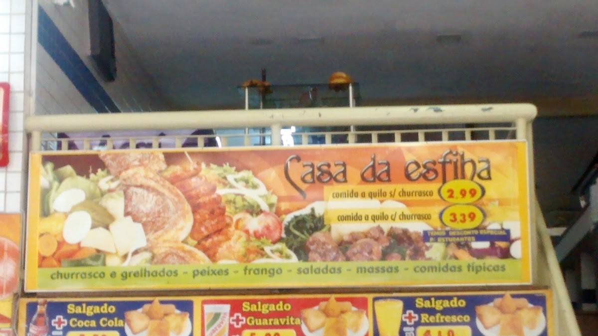 Casa da Esfiha cardápio