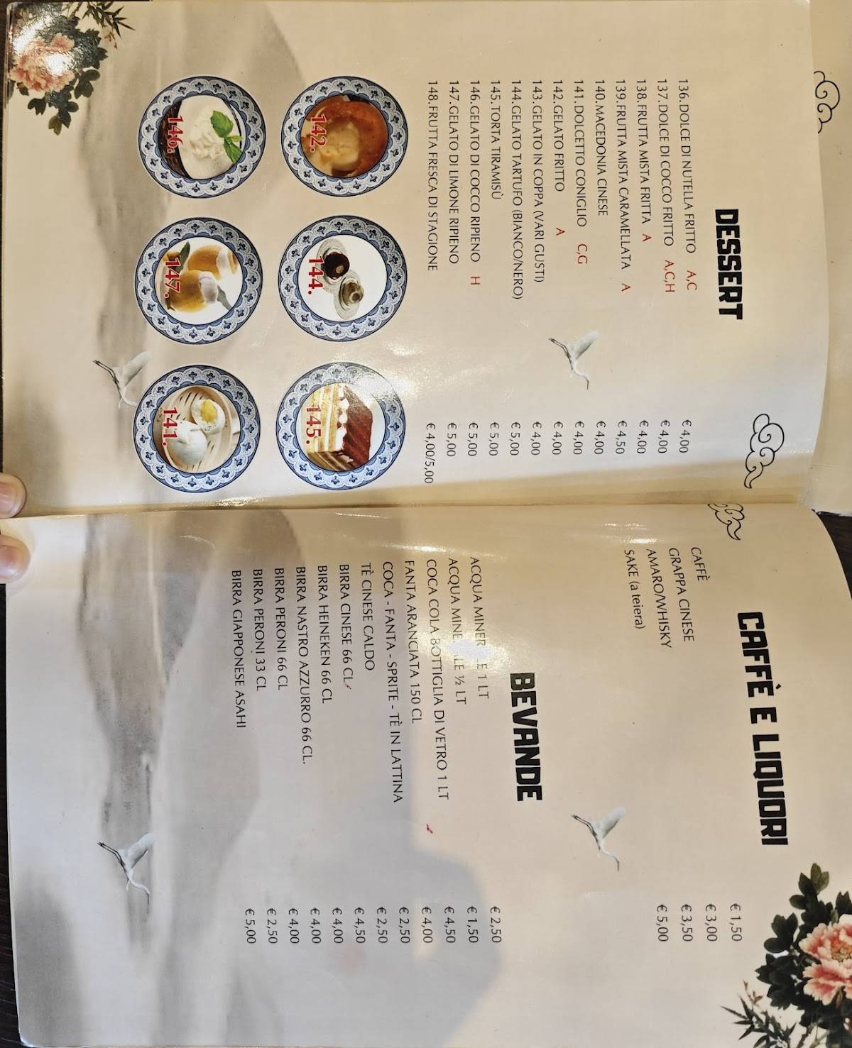 Menu di Città della Primavera 