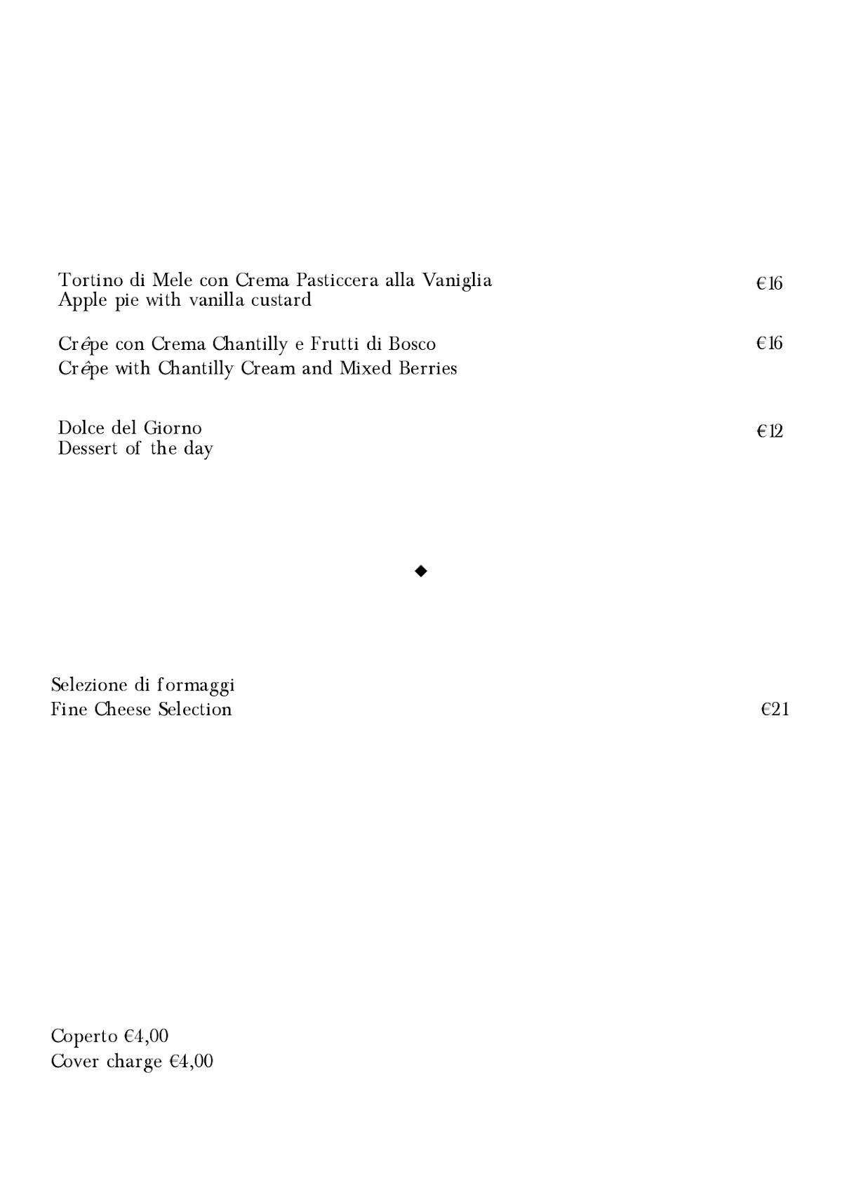 Menu di Dlounge 