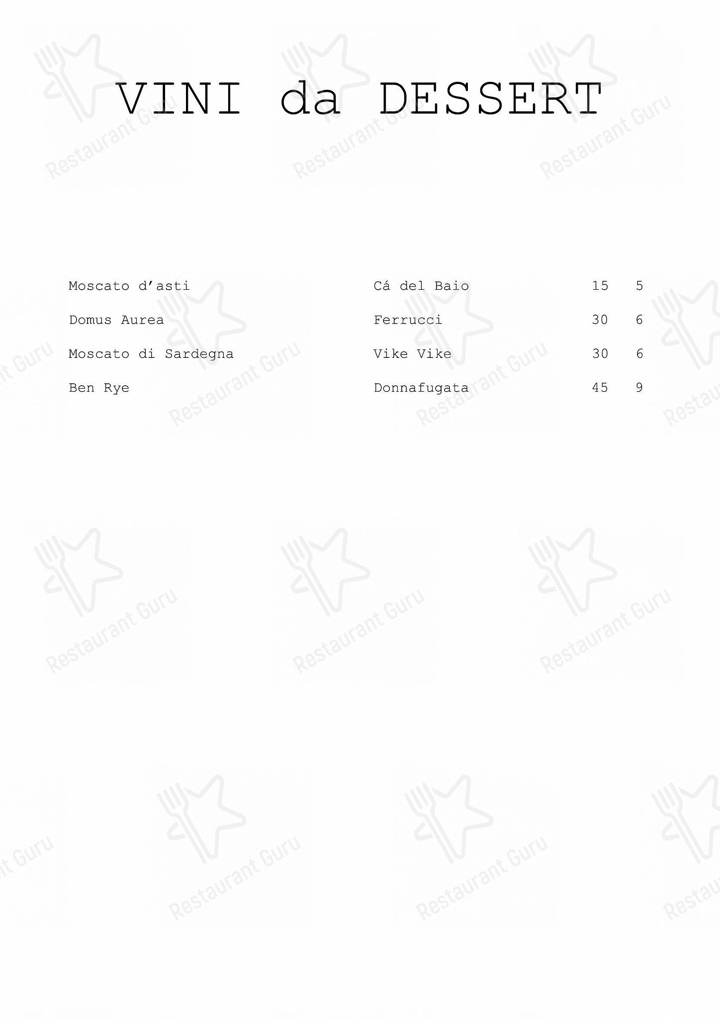 Menu di Trattoria Da Massimo - At Home Catering Menu