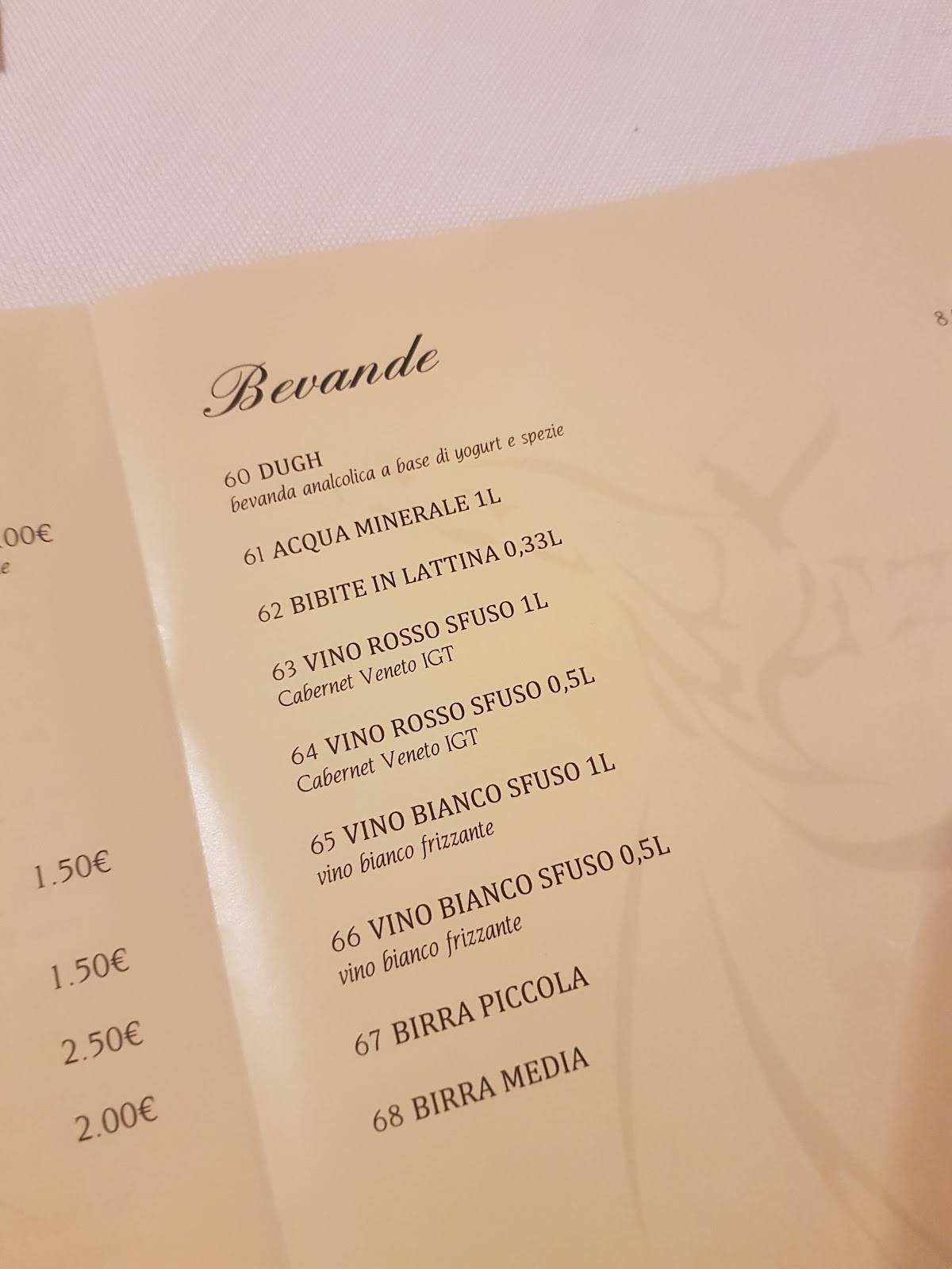 Menu di Darvish 