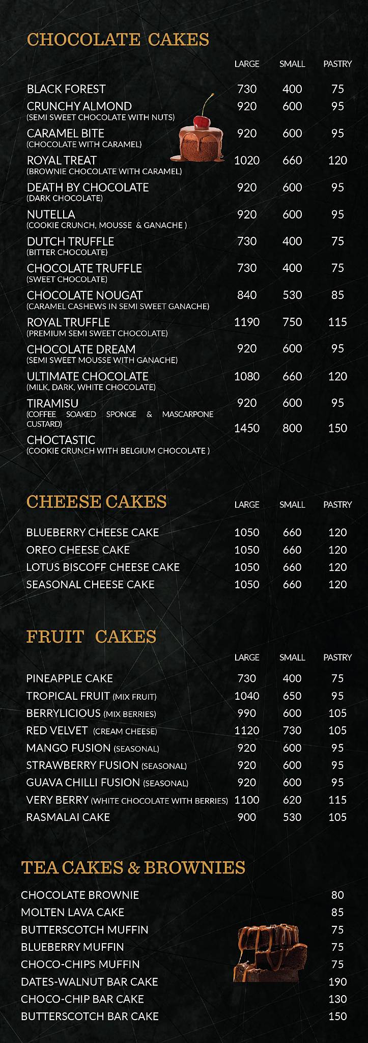 Deliure & The Eatrium menu