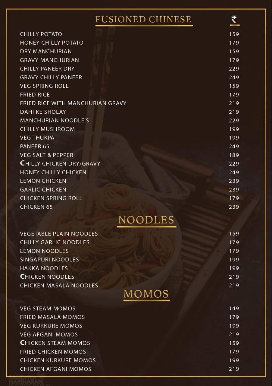 Desidude Restro Cafe menu