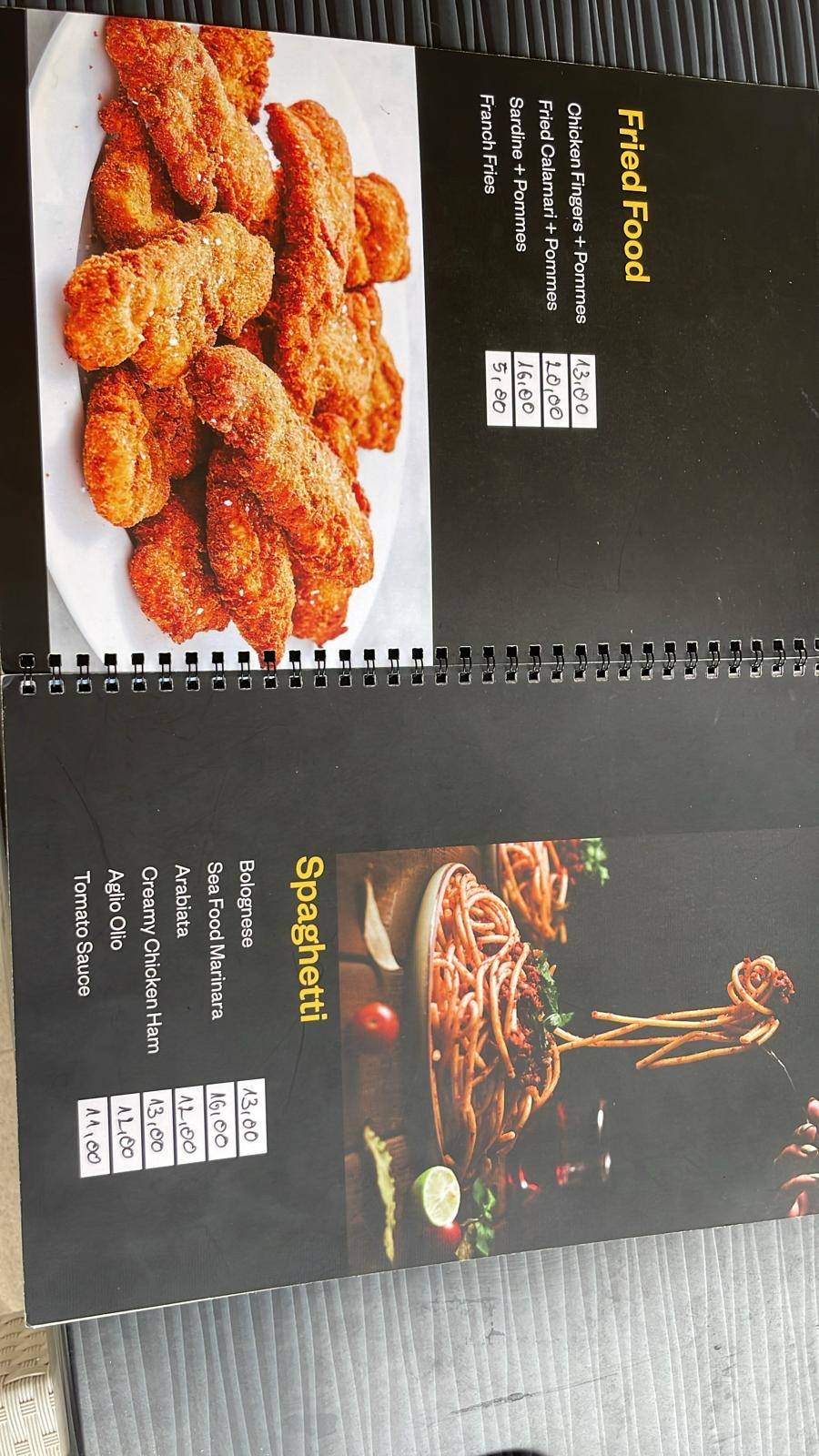 Menu di Restaurant Đir 