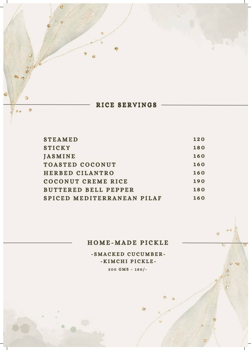 District 7 Encore menu