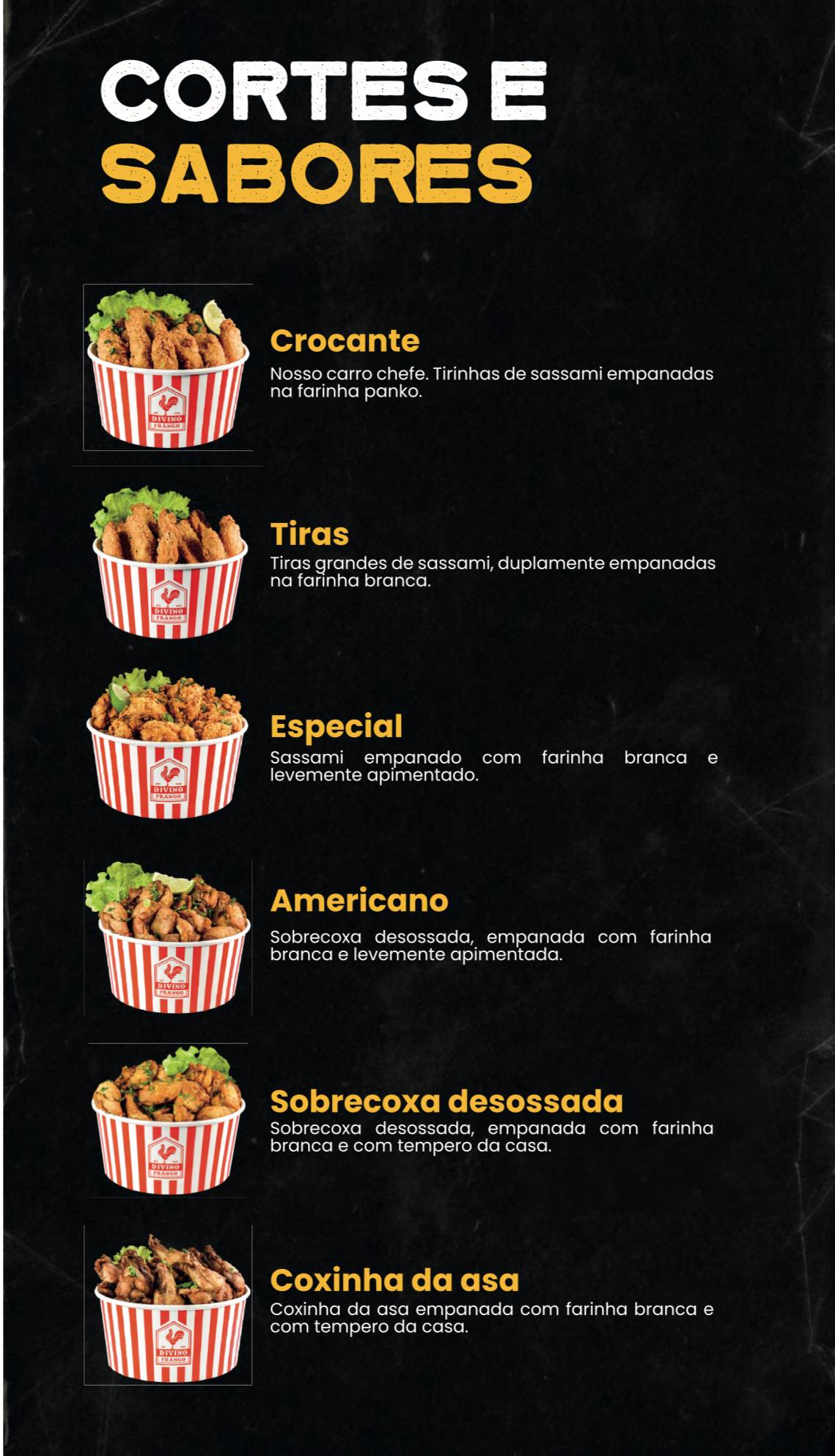 Divino Frango - Giassi cardápio