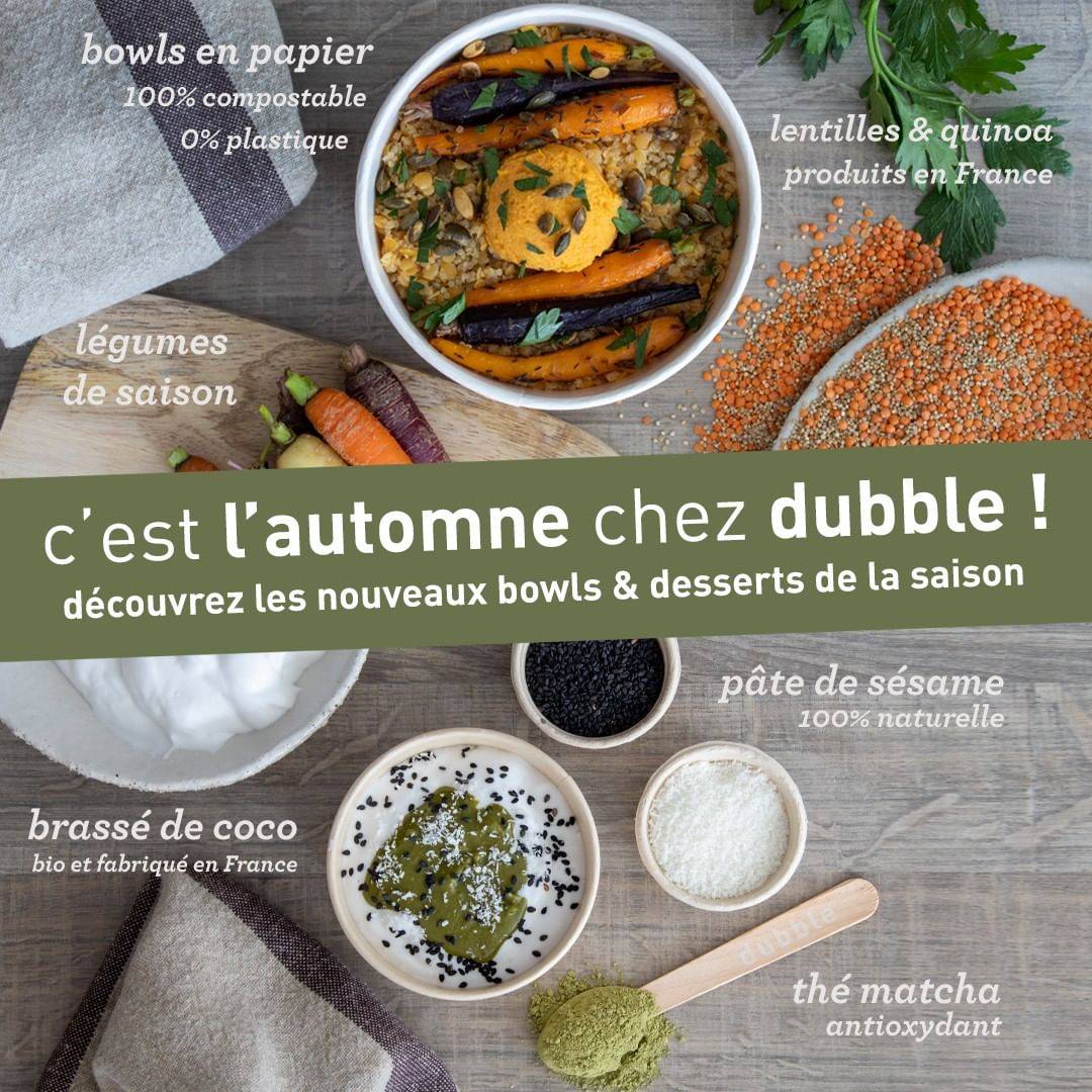 Menu de Dubble Neuilly Healthy Food