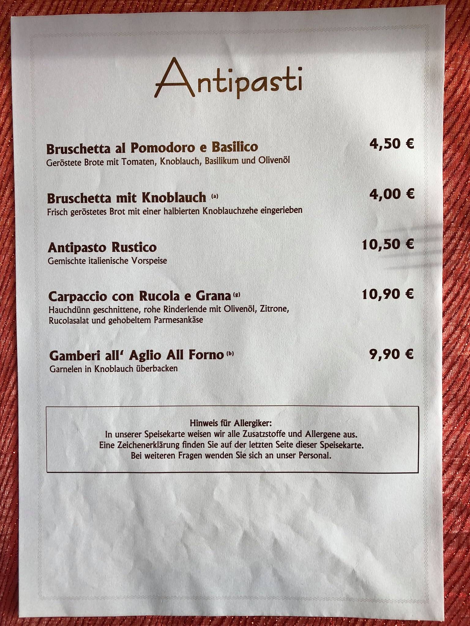Menu de Eller Gaststätte / Gasthaus Eller