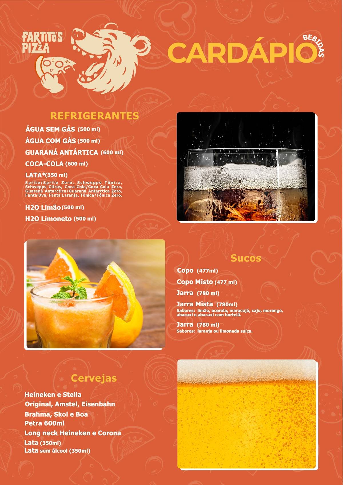 Fartito's Pizza Botucatu cardápio