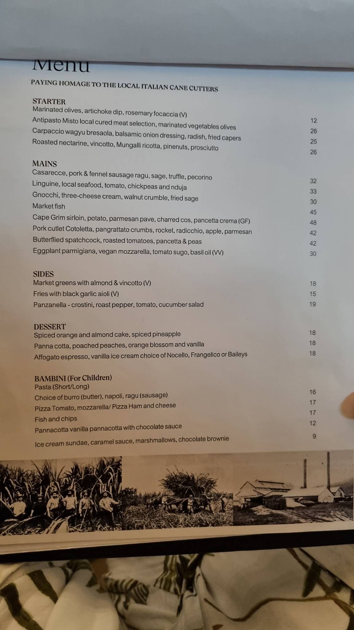 menu-at-feast-restaurant-port-douglas