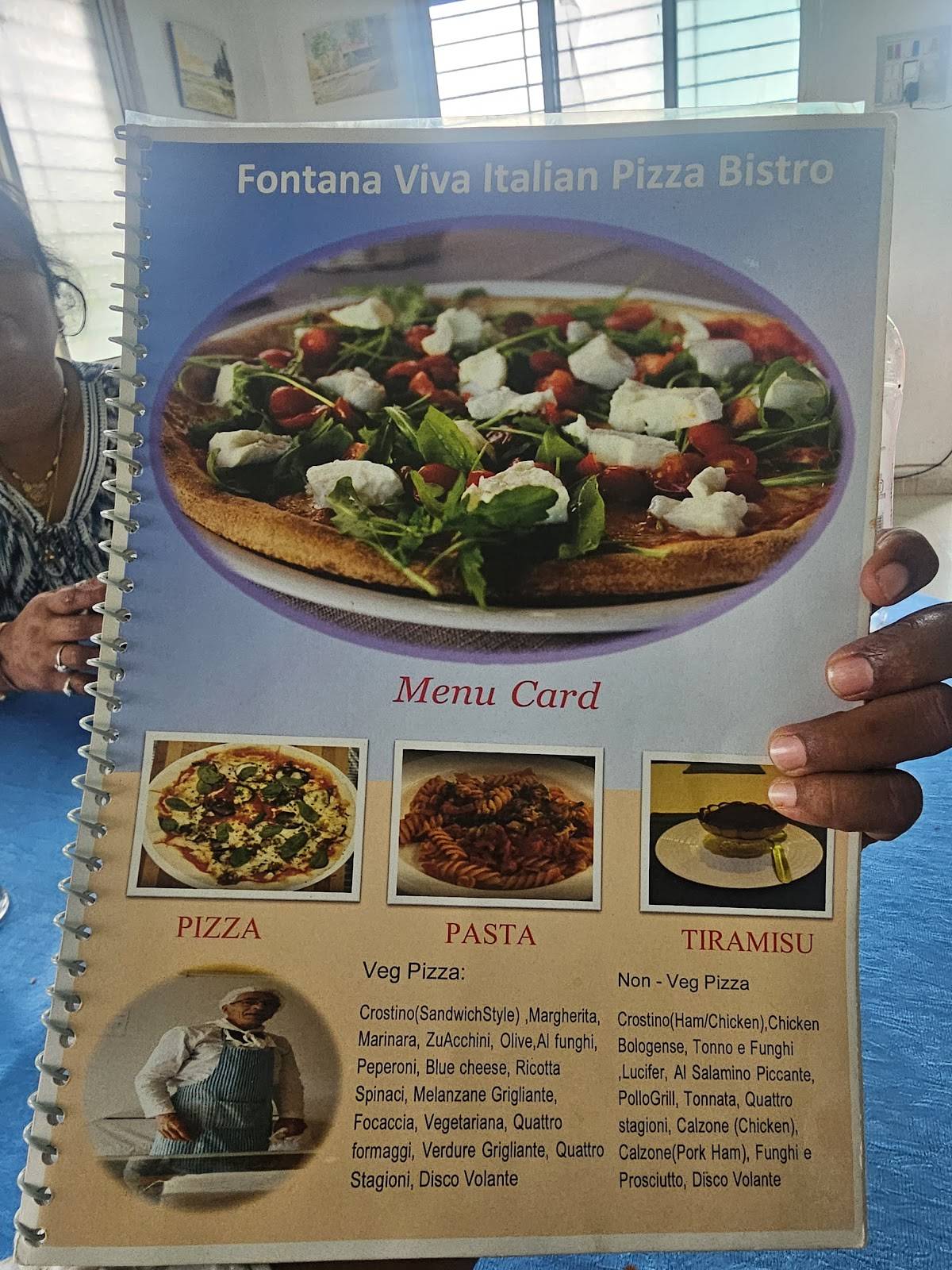 Fontanaviva italian food Giuseppe Jijios menu