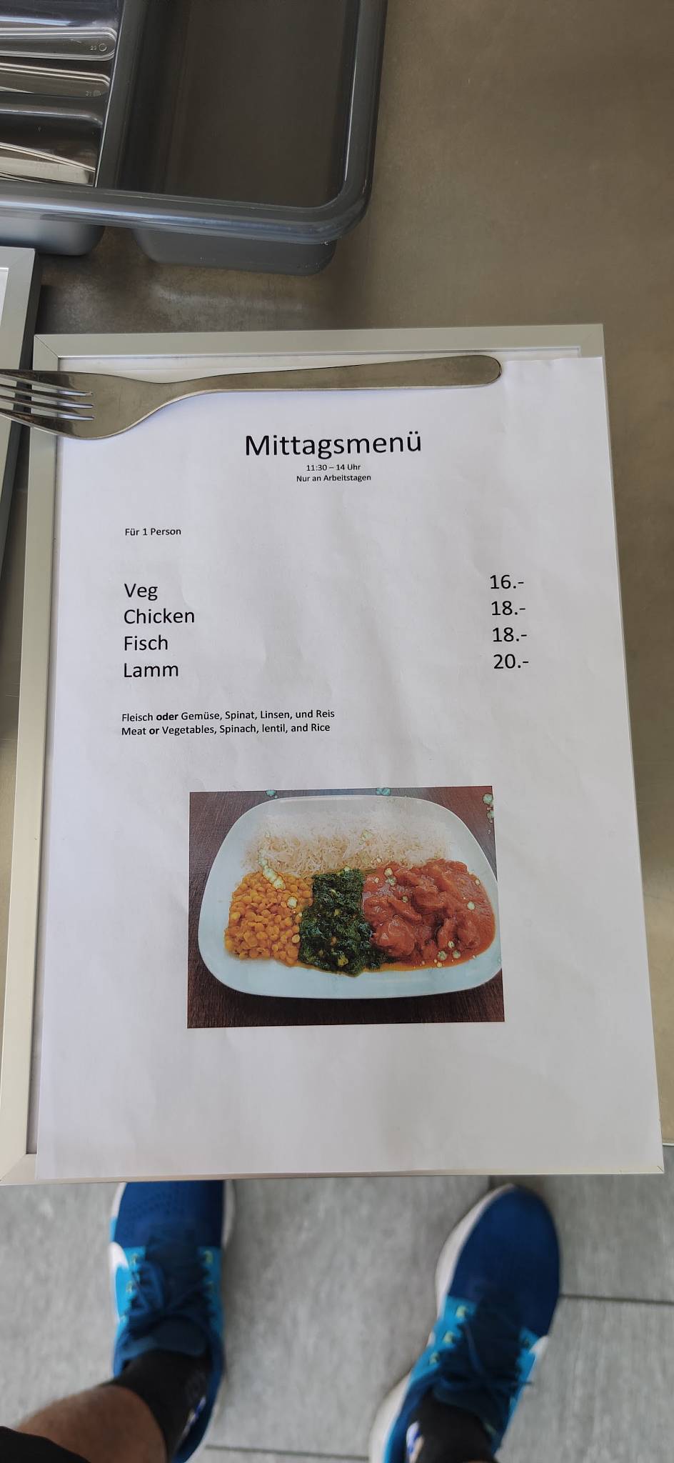 Menu di Food of Punjab 