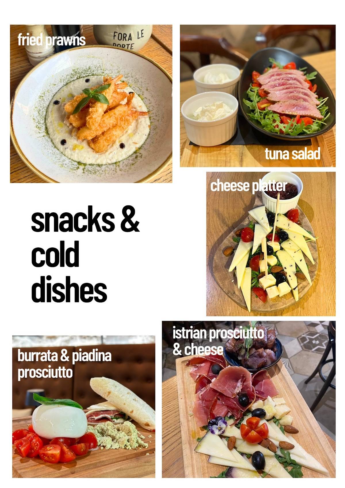 Menu di Fora Le Porte 