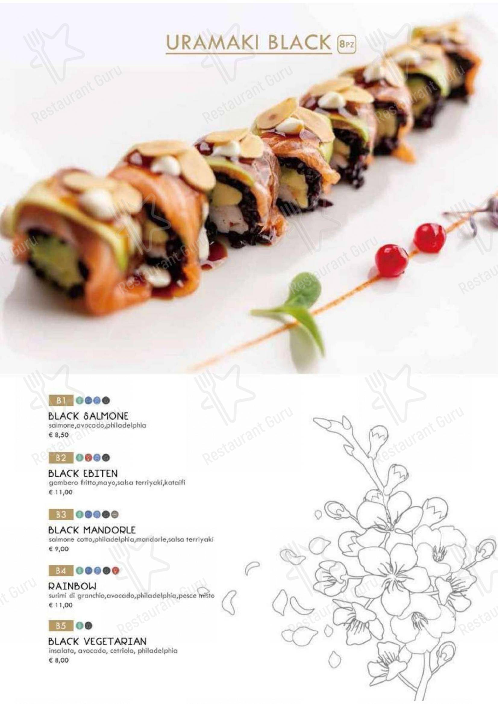Hanami Asian Fusion in Ferrara - 菜单