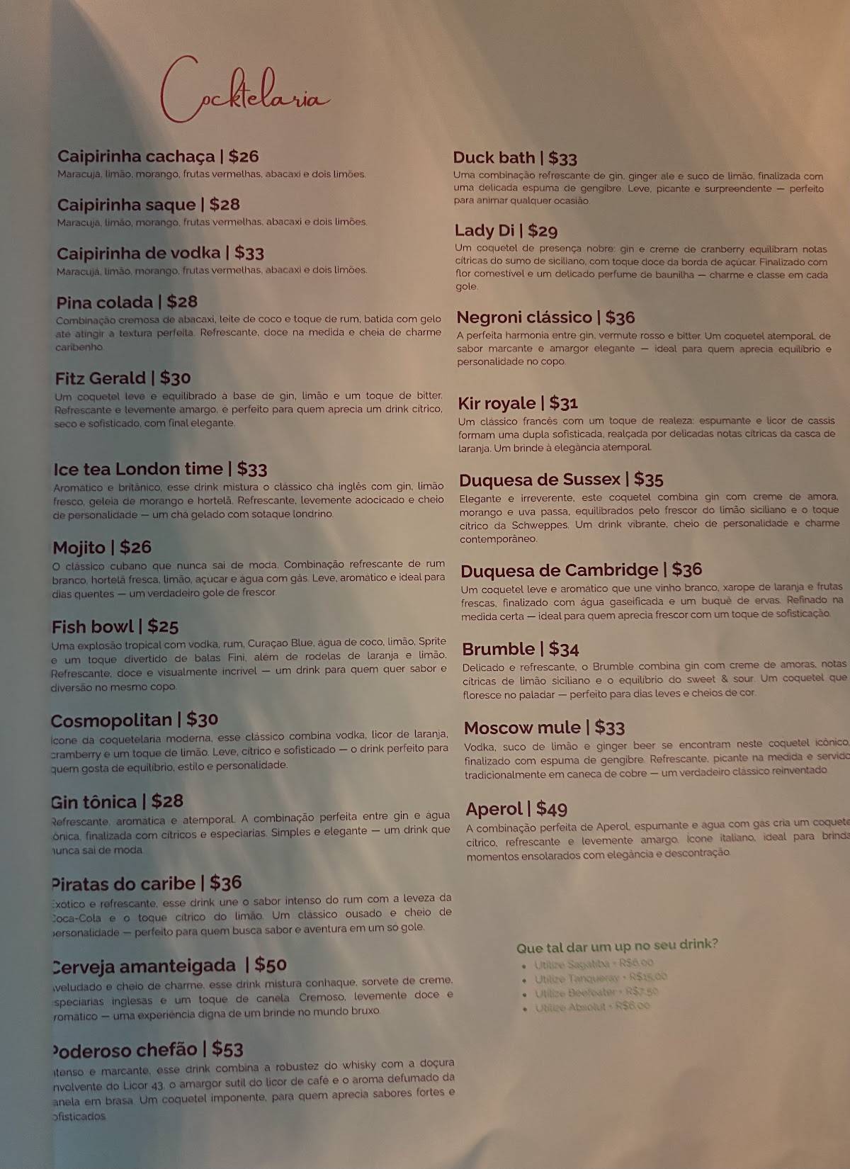 Hi Guys Restaurante cardápio