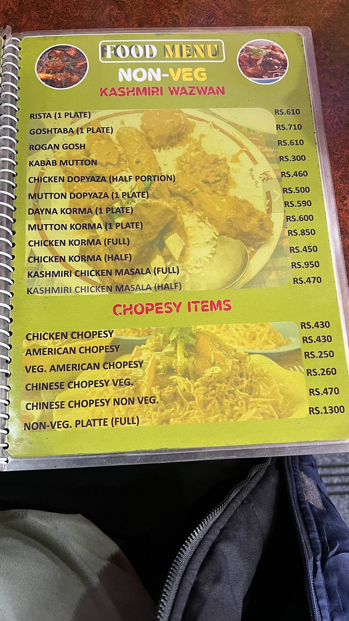 Hill Point Fast Food menu