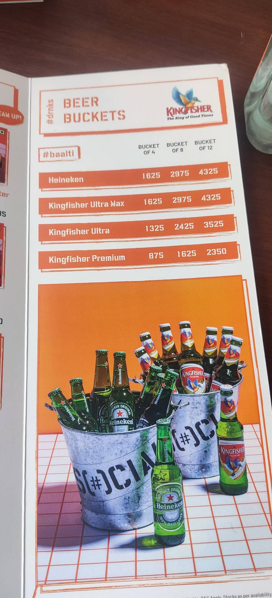 IFC Social menu
