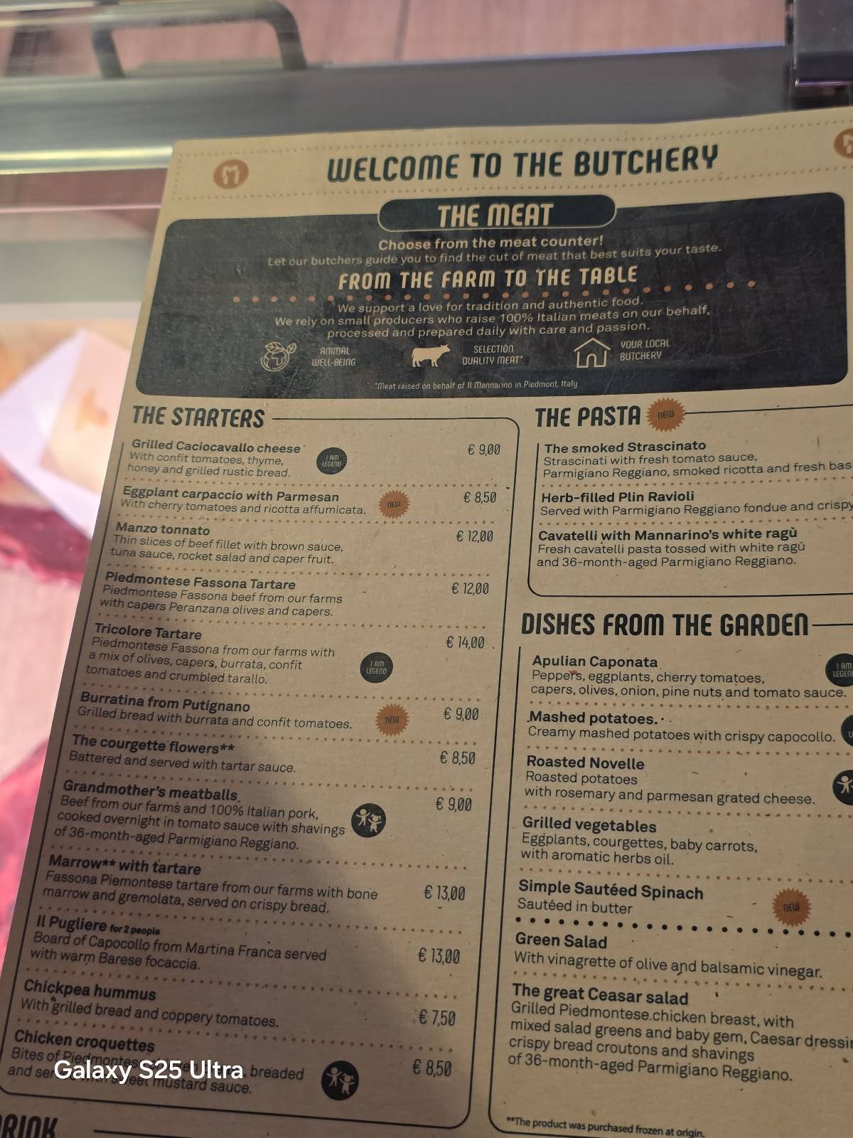 Menu di Il Mannarino Bergamo 