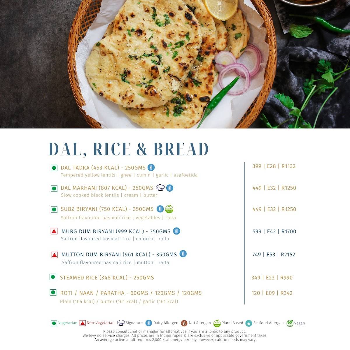 Kava - Fairfield by Marriott Goa Benaulim menu