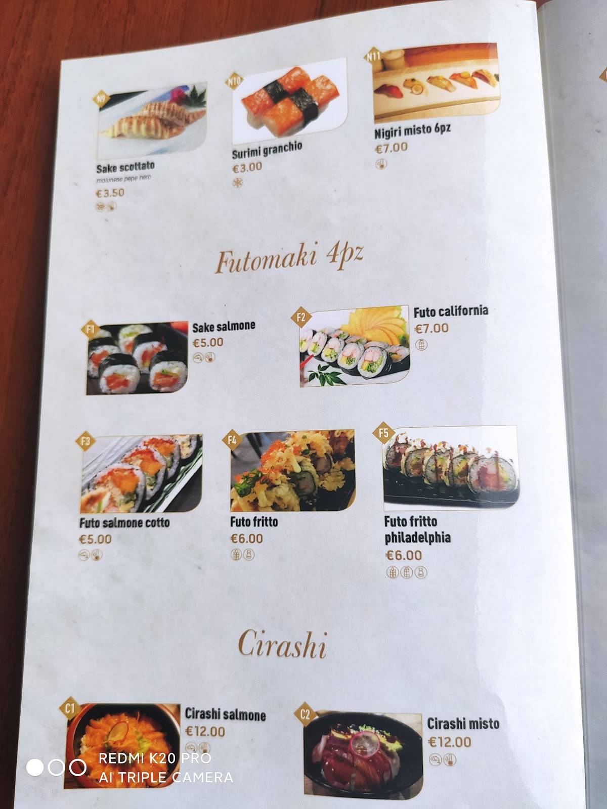 Menu di Sushi koko 