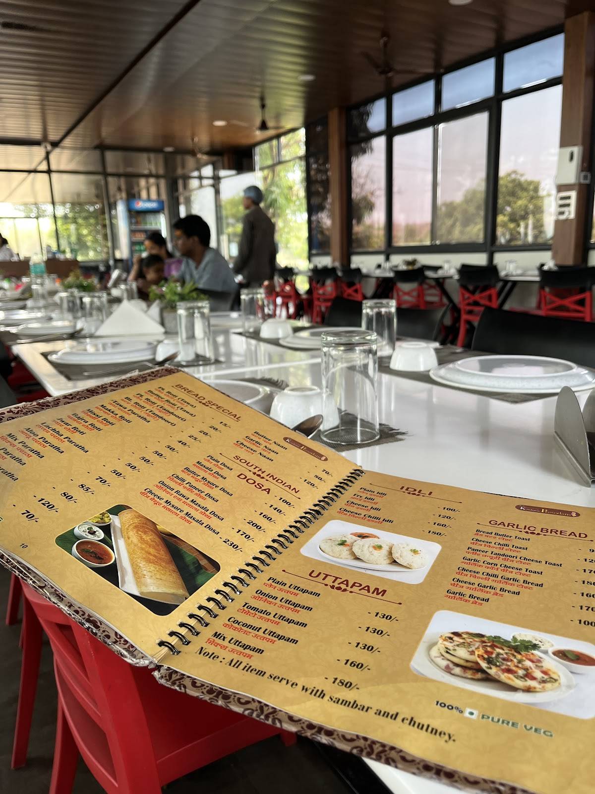 Krishna Prasadam Restaurant menu