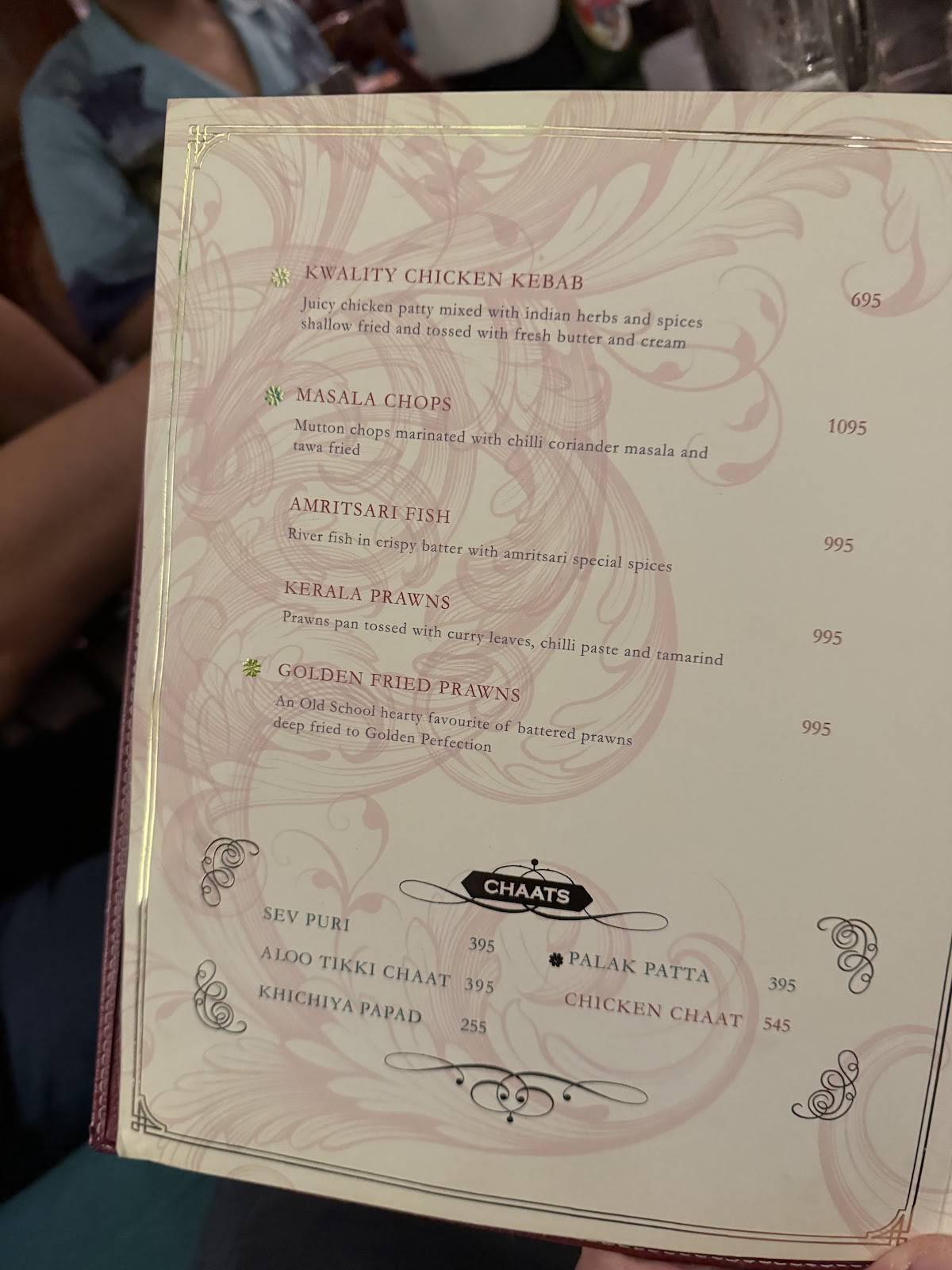 Kwality menu