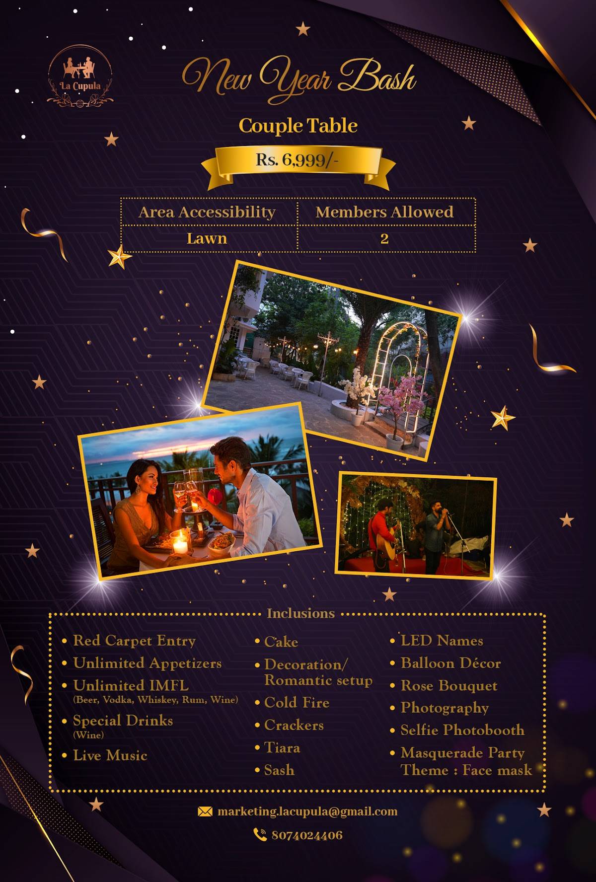 La Cupula Jubilee hills menu