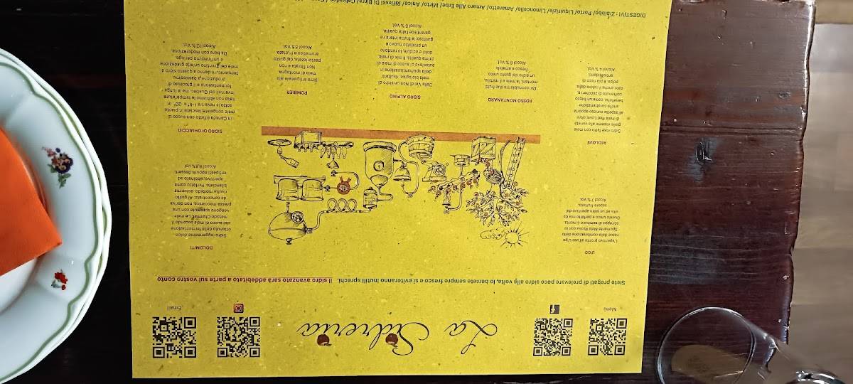 Menu di La Sidreria 