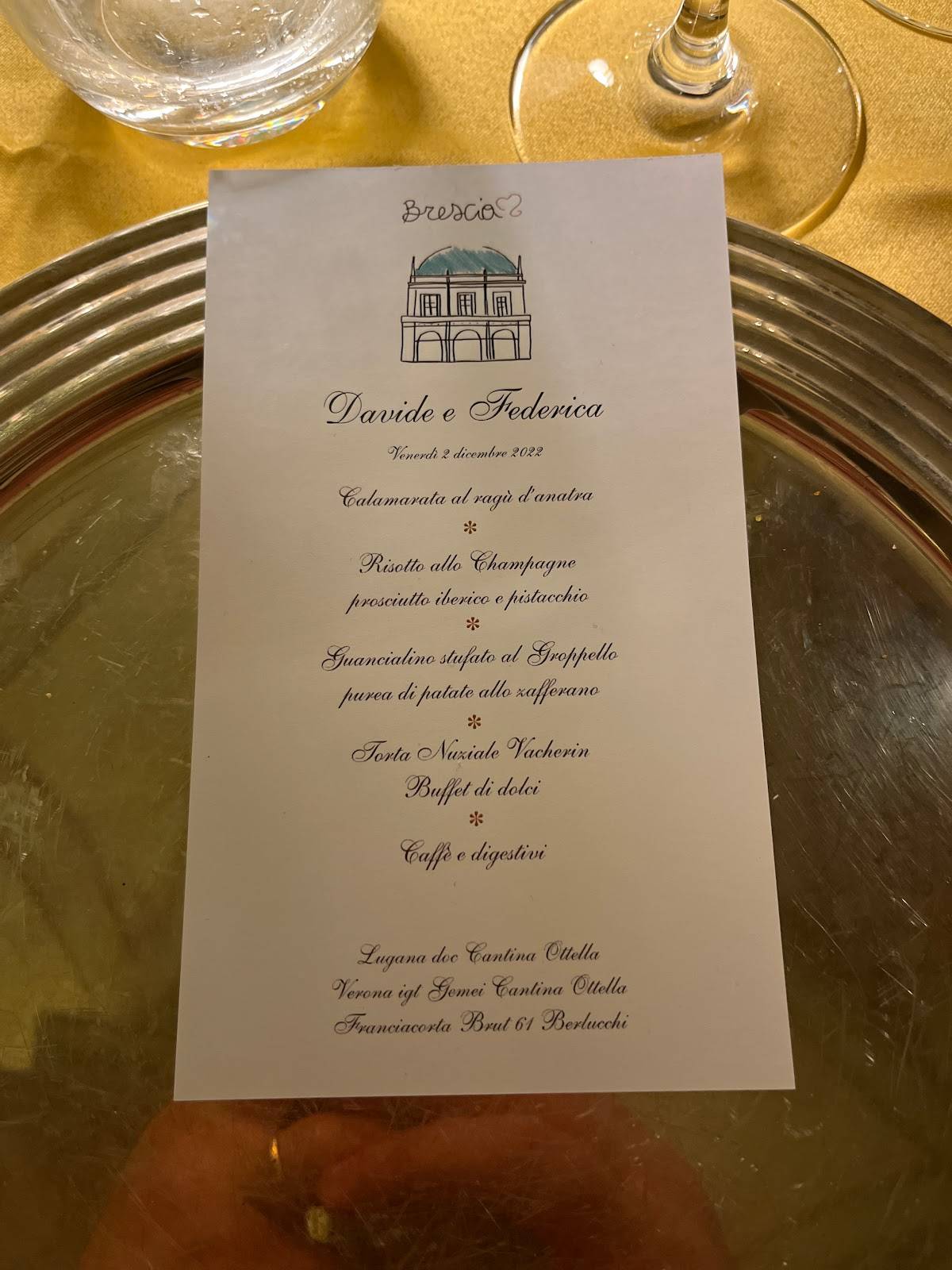 Menu di La Sosta 