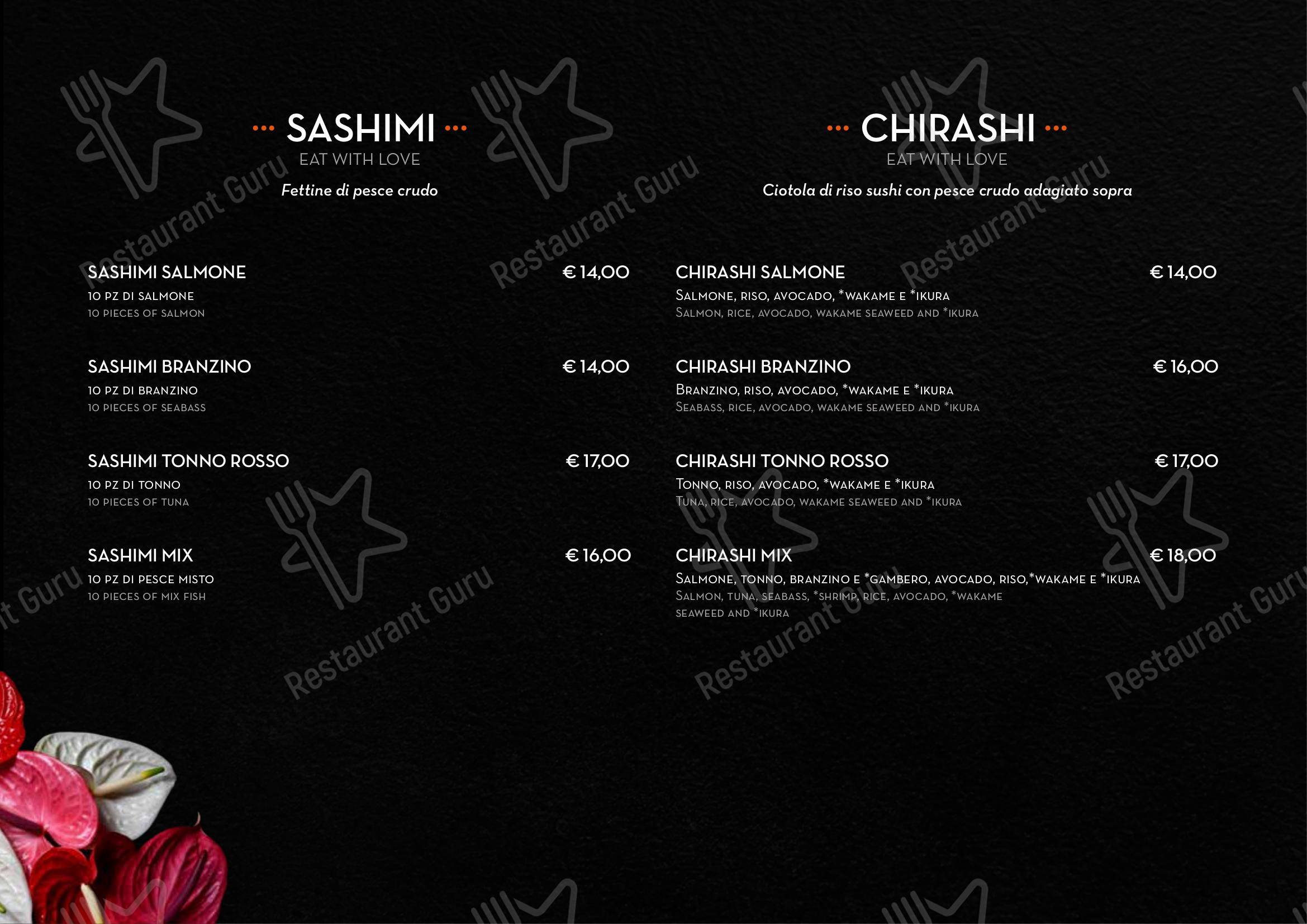 Menu Da Legami Sushi More Bergamo Ristorante Bergamo