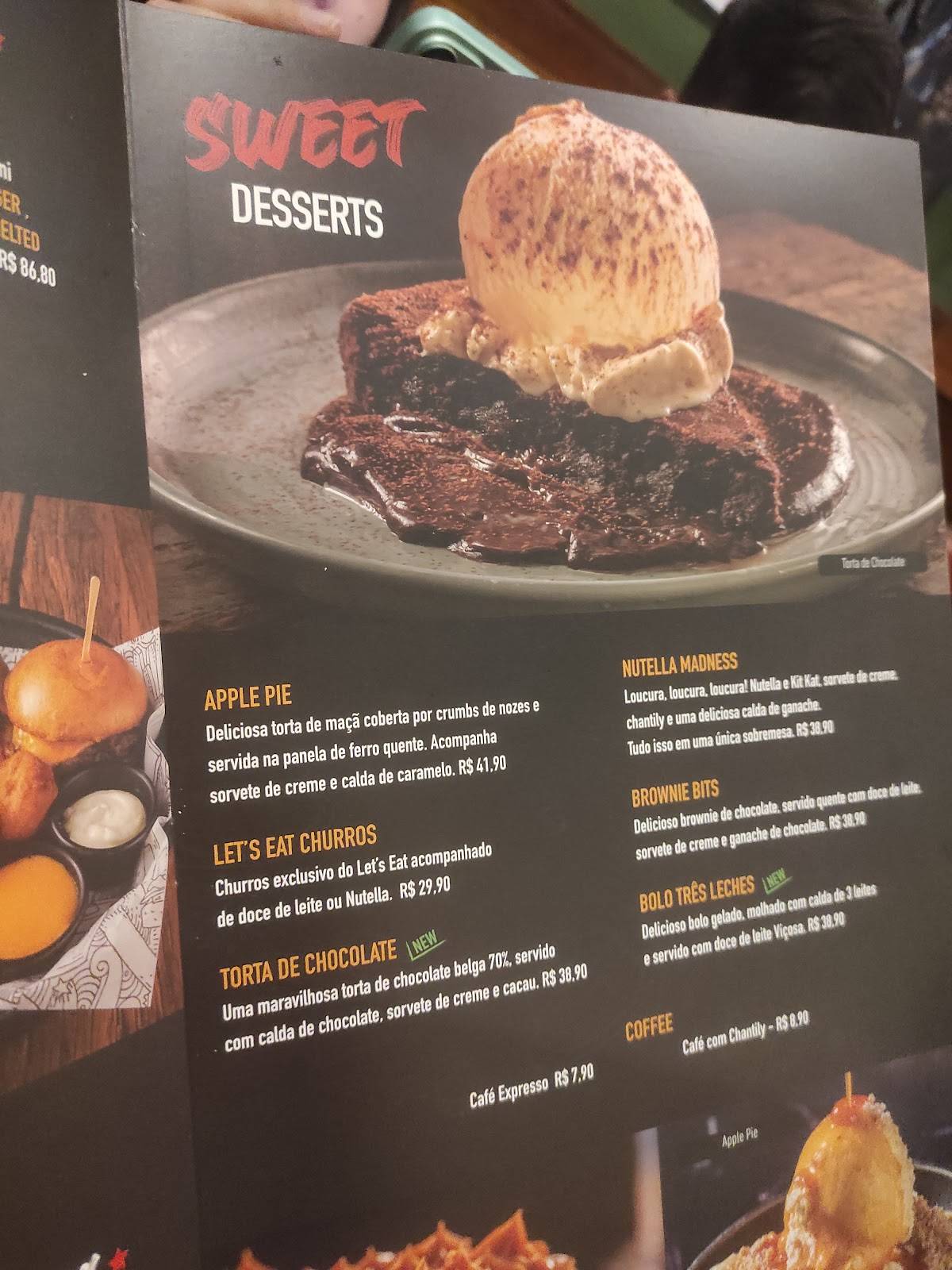 Let's Eat Valinhos cardápio