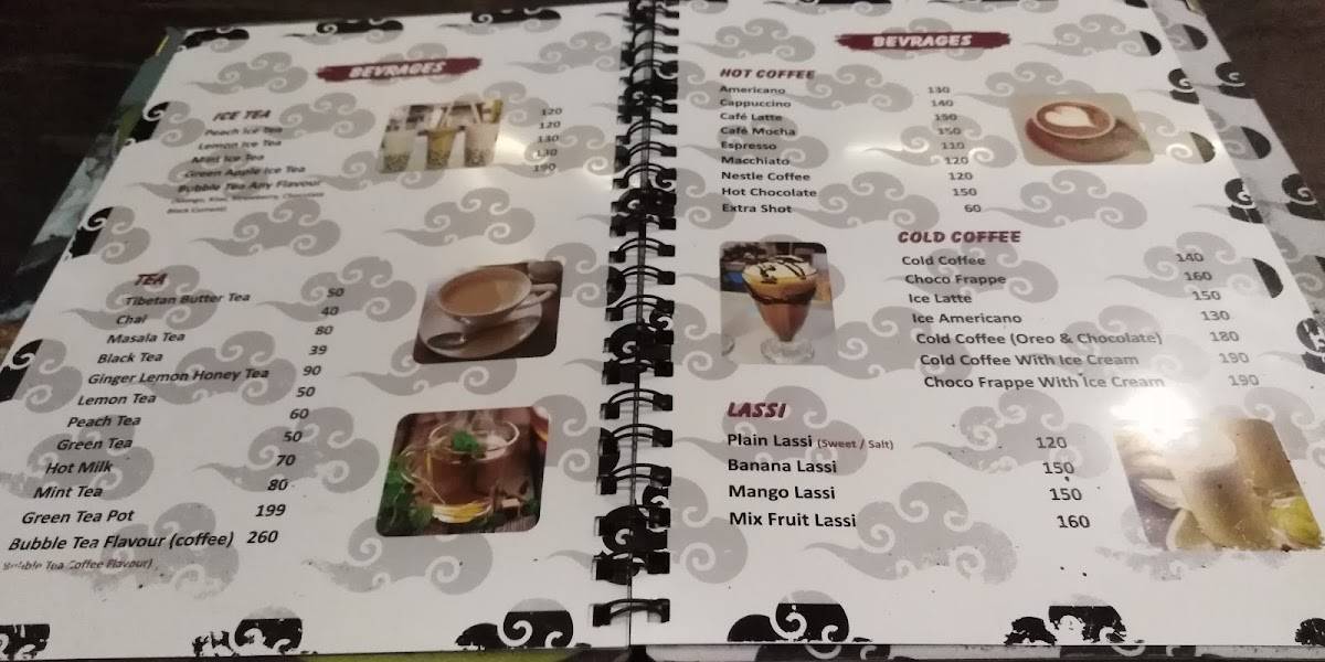 Lhasa Cafe menu