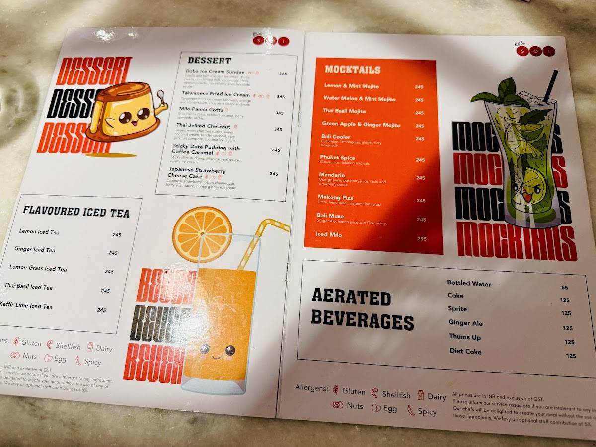 Little Soi menu