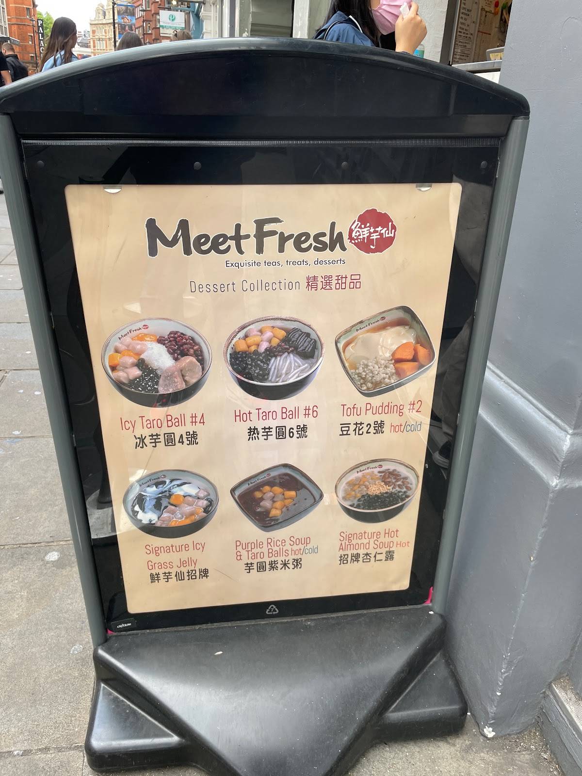 Menu at Meet Fresh restaurant, London